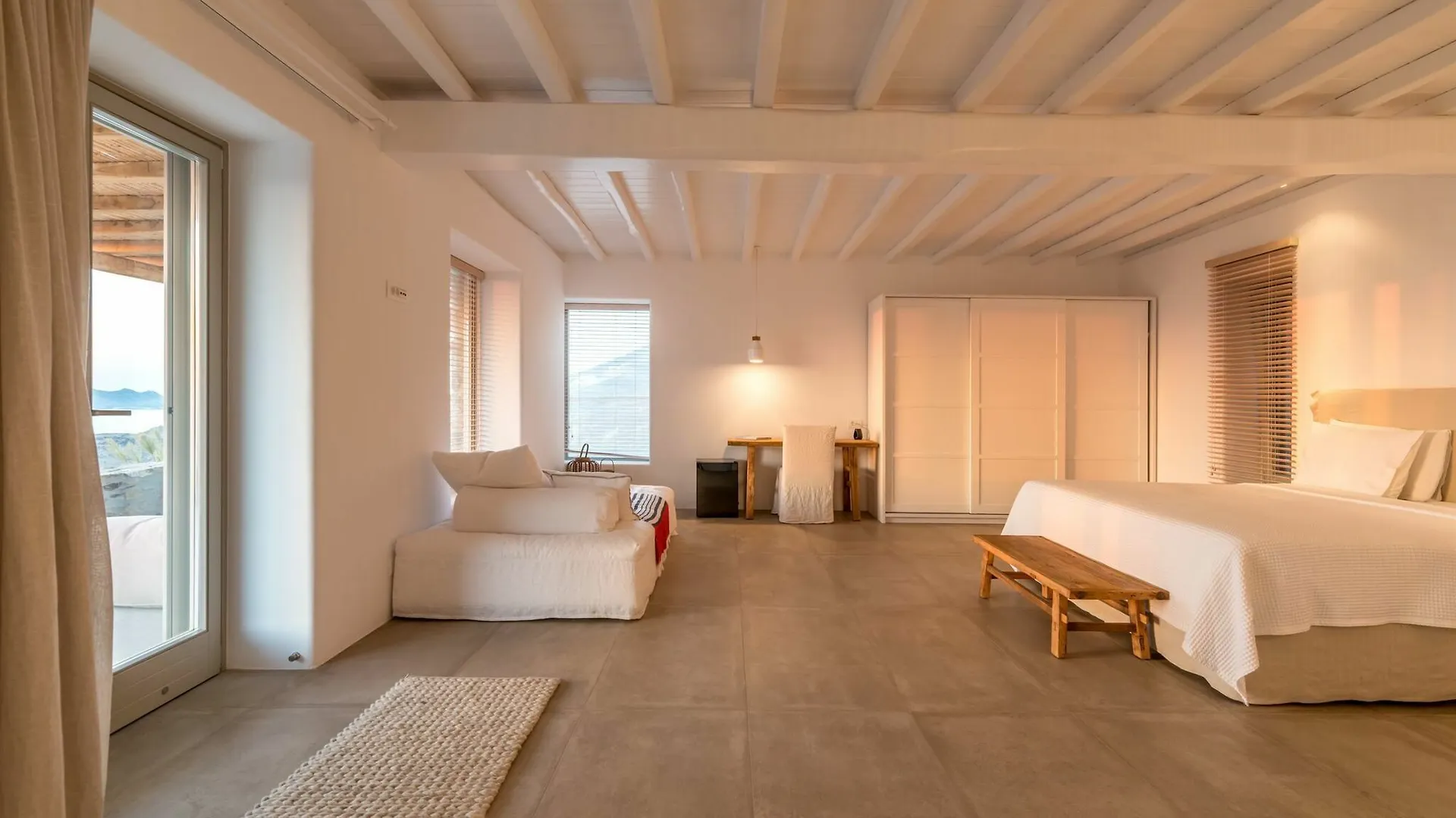 Villa Amra - Secluded Mykonos Haven With Sea Views, Heated Pool, Gym & Hammam Ftelia