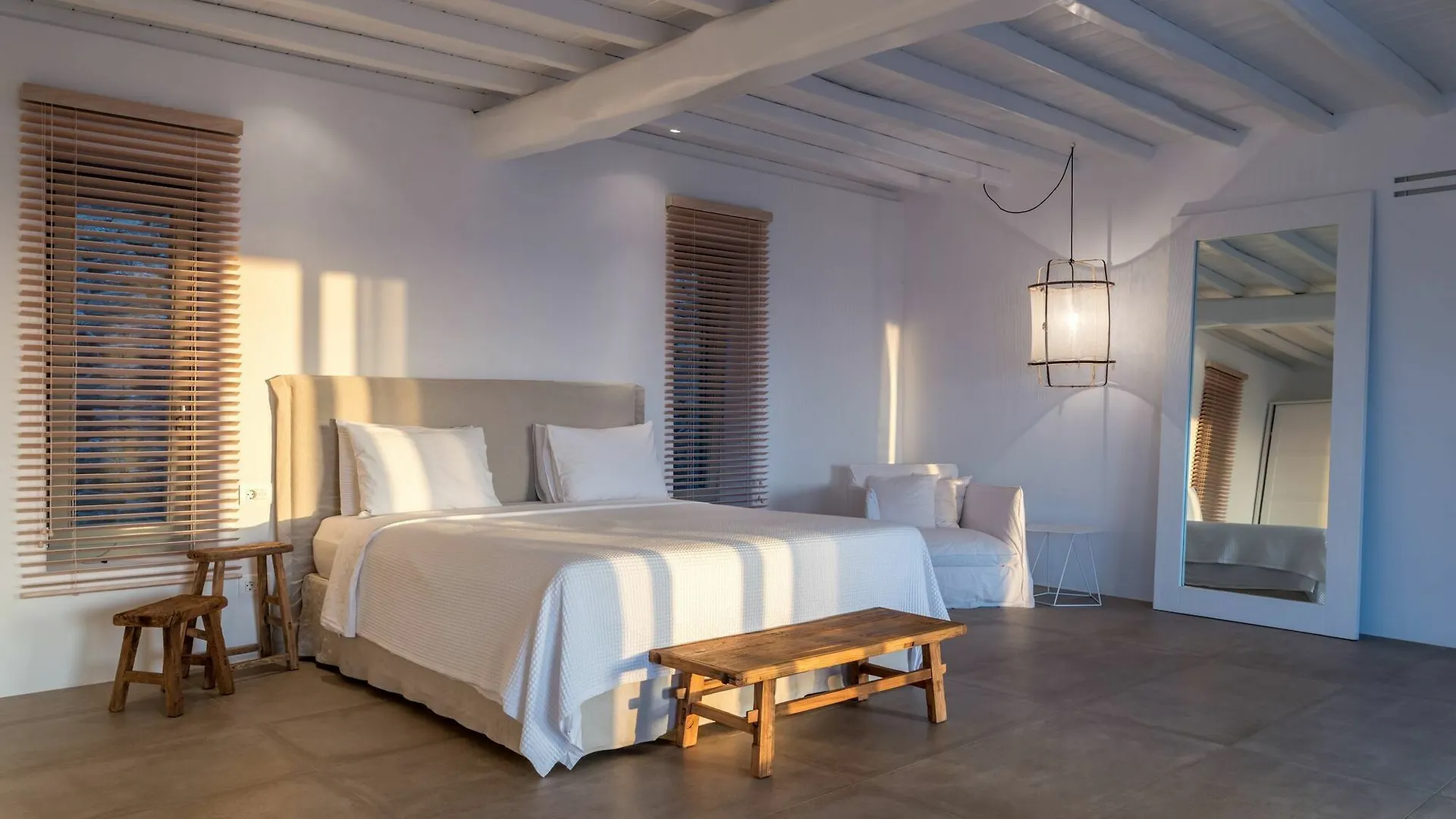 Villa Amra - Secluded Mykonos Haven With Sea Views, Heated Pool, Gym & Hammam Ftelia