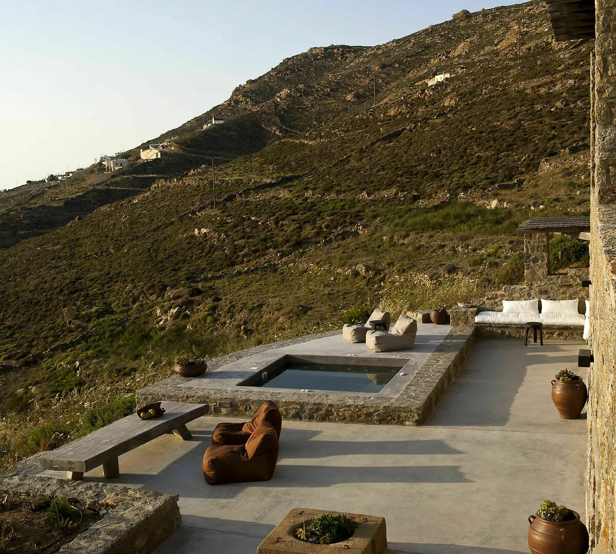 Villa Amra - Secluded Mykonos Haven With Sea Views, Heated Pool, Gym & Hammam Ftelia  0*, Ftelia (Mykonos)