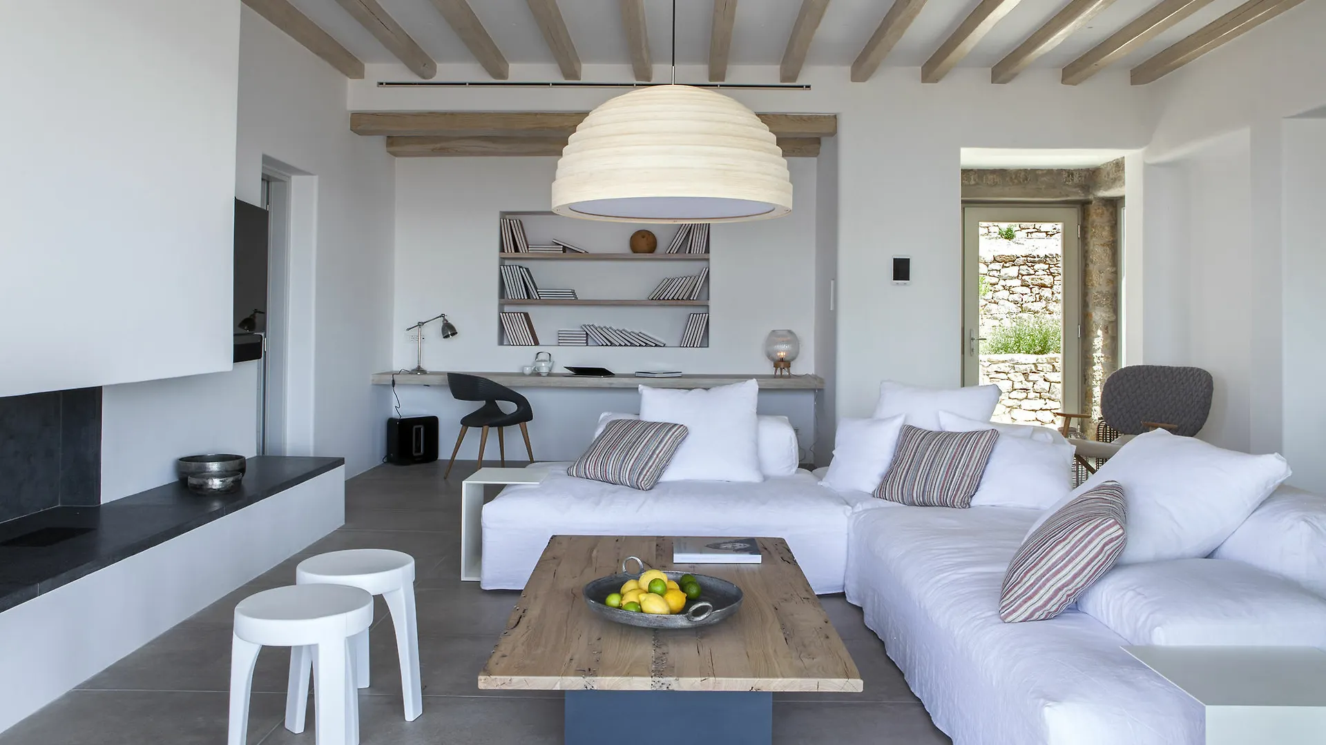 Villa Amra - Secluded Mykonos Haven With Sea Views, Heated Pool, Gym & Hammam Ftelia