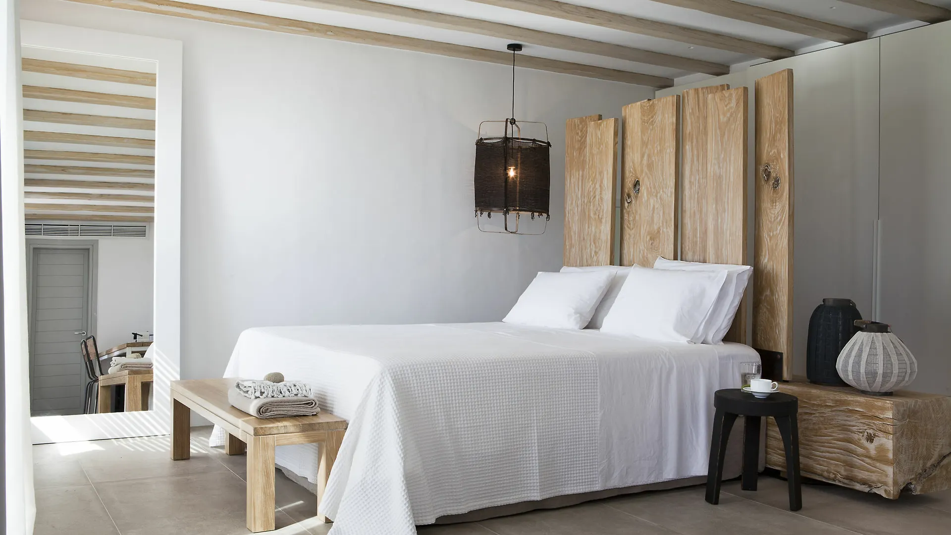 Villa Amra - Secluded Mykonos Haven With Sea Views, Heated Pool, Gym & Hammam Ftelia