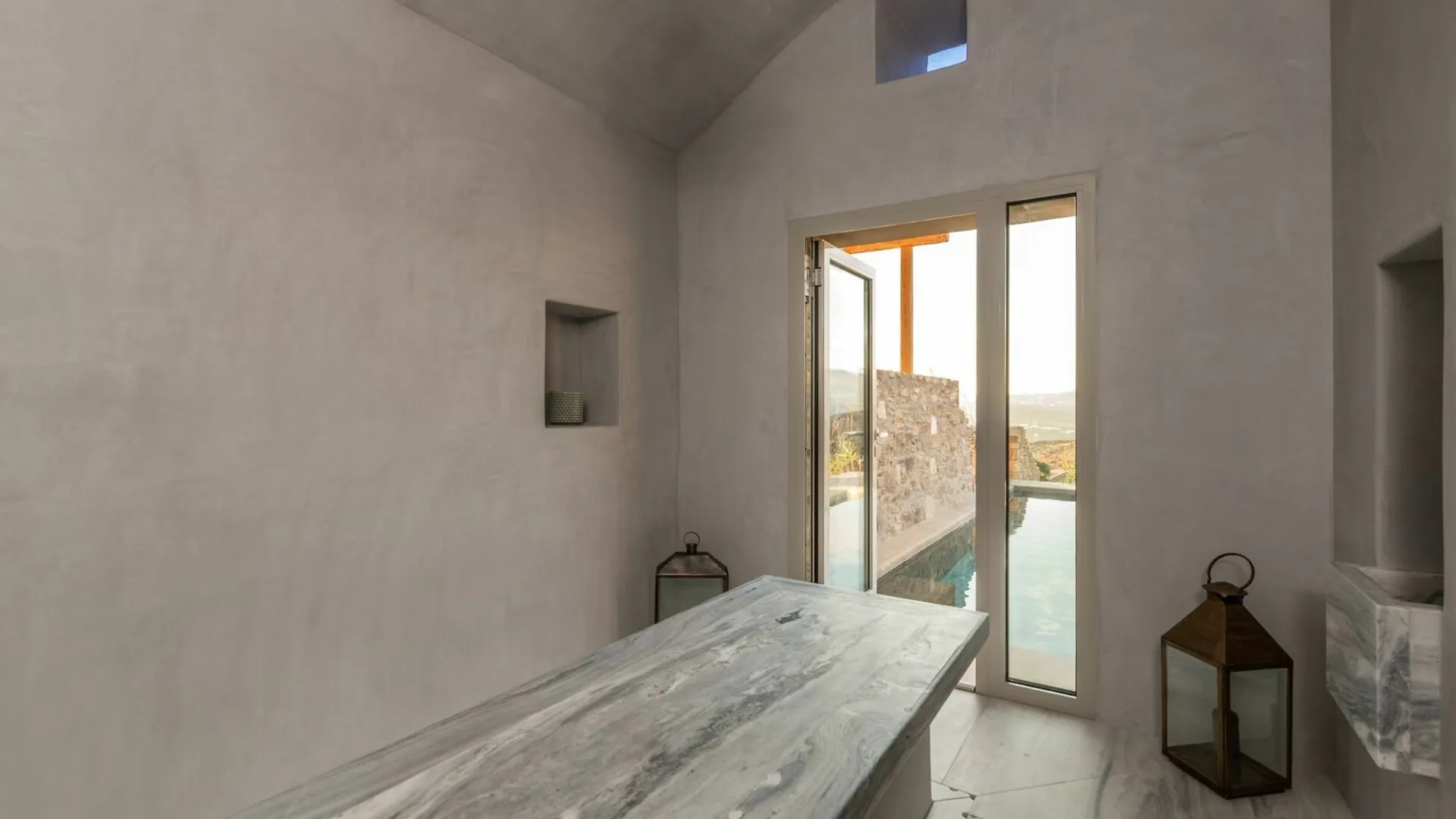 Villa Amra - Secluded Mykonos Haven With Sea Views, Heated Pool, Gym & Hammam Ftelia  Griechenland