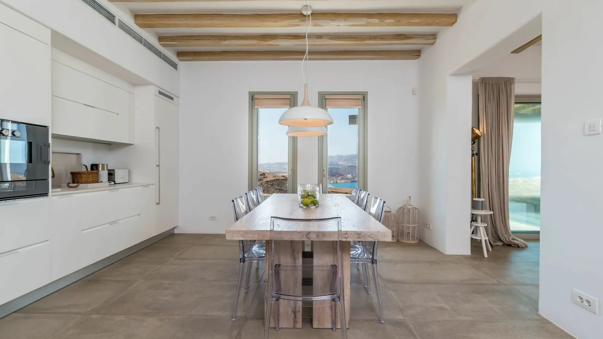 Villa Amra - Secluded Mykonos Haven With Sea Views, Heated Pool, Gym & Hammam Ftelia   Ftelia (Mykonos)
