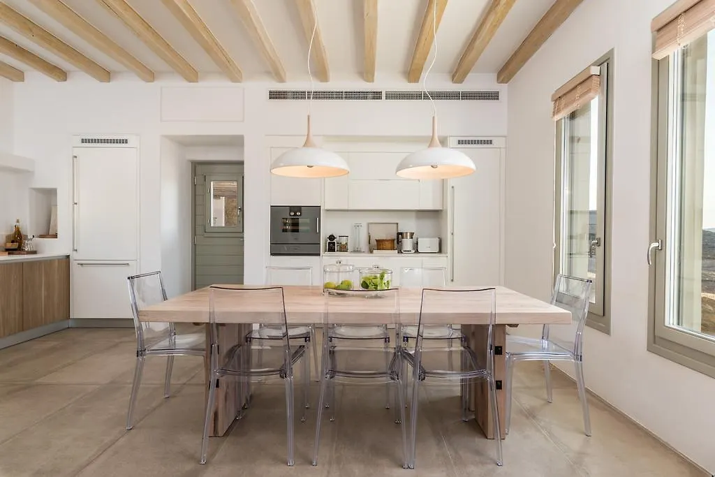 Villa Amra - Secluded Mykonos Haven With Sea Views, Heated Pool, Gym & Hammam Ftelia  Grecja