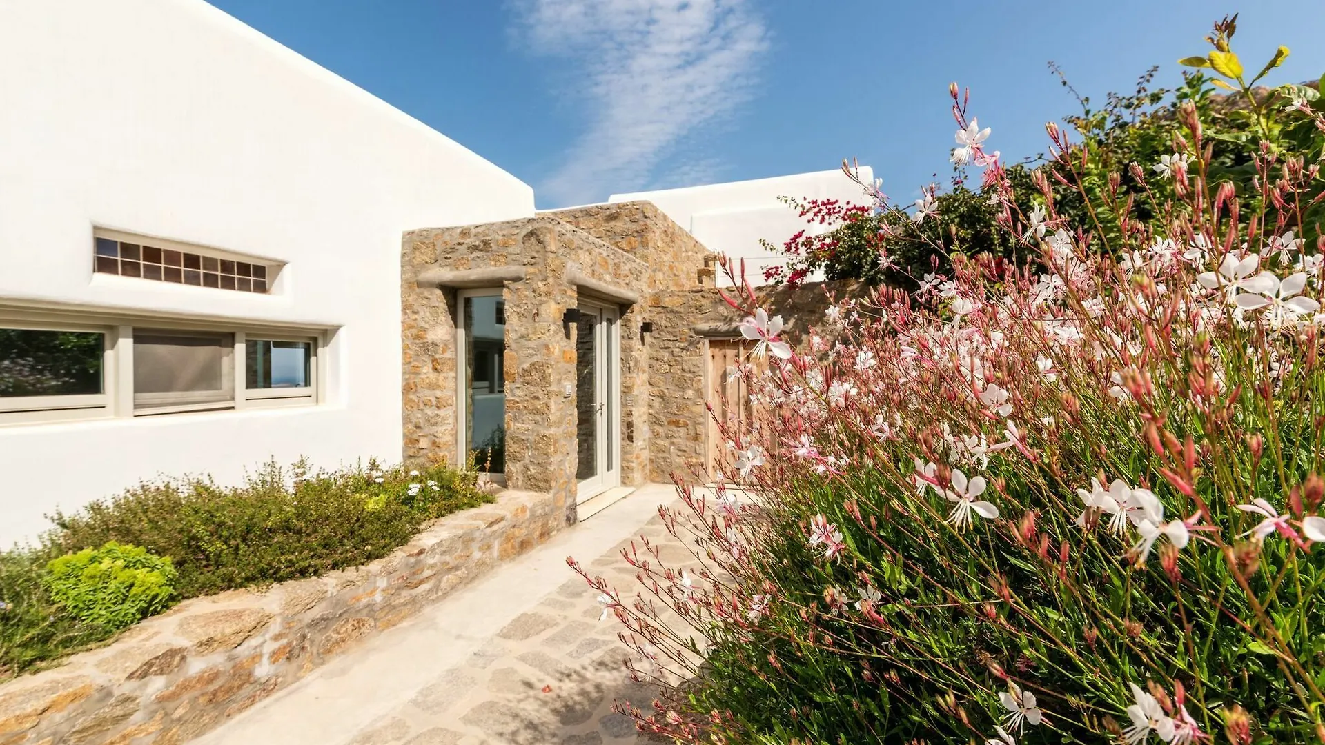 Villa Amra - Secluded Mykonos Haven With Sea Views, Heated Pool, Gym & Hammam Ftelia
