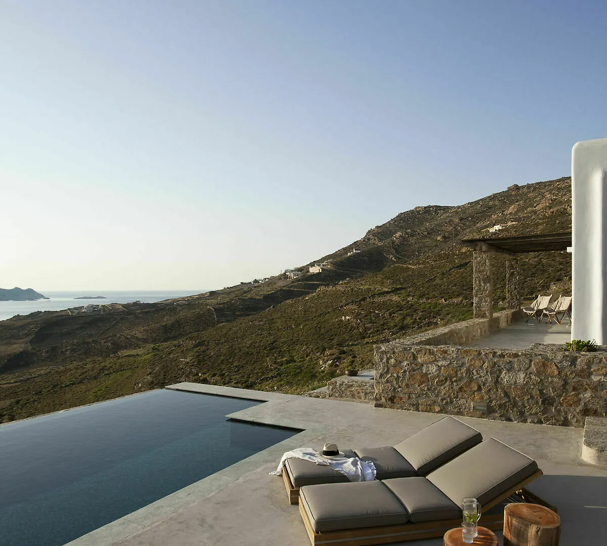 Villa Amra - Secluded Mykonos Haven With Sea Views, Heated Pool, Gym & Hammam Ftelia