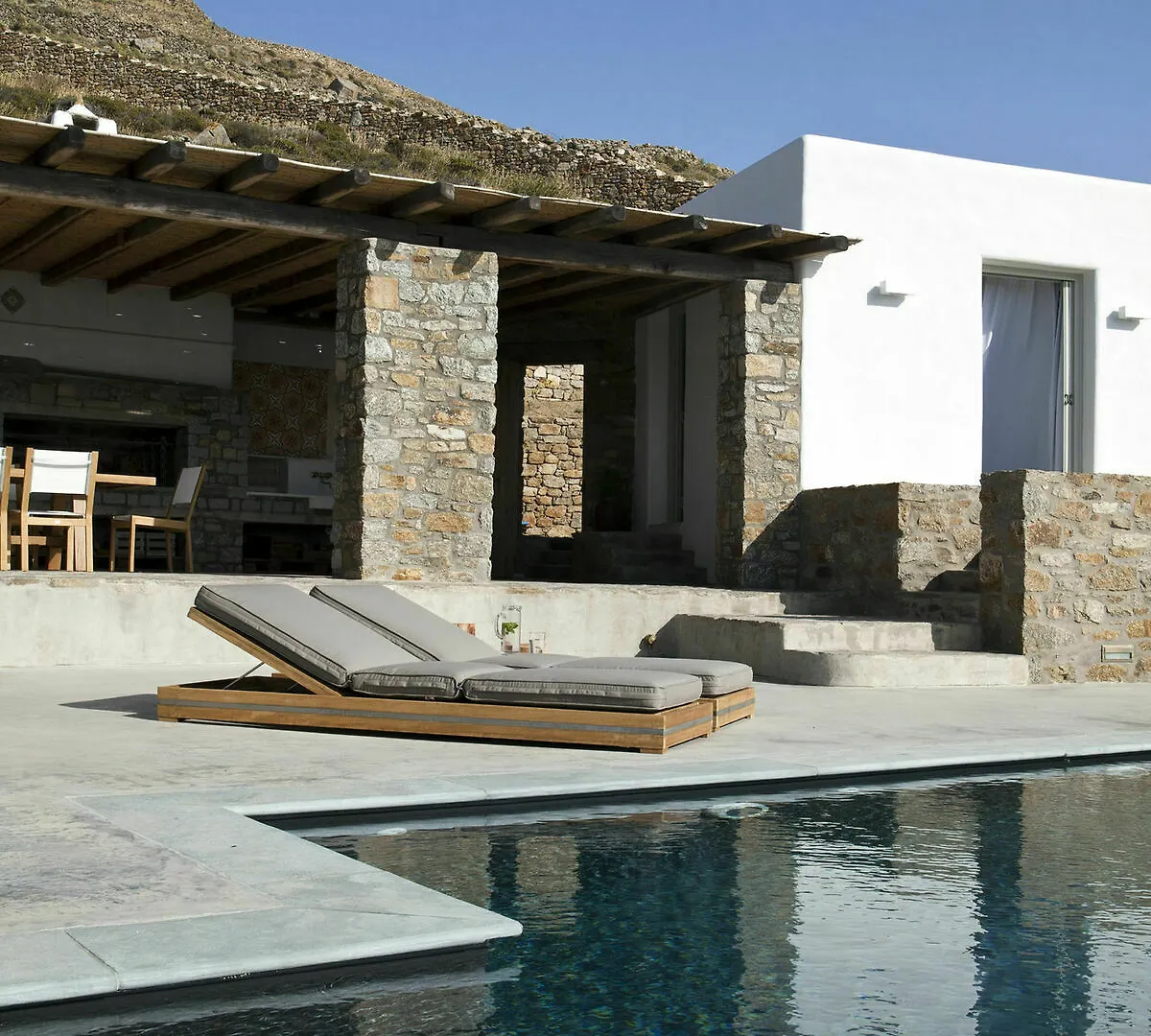 Villa Amra - Secluded Mykonos Haven With Sea Views, Heated Pool, Gym & Hammam Ftelia
